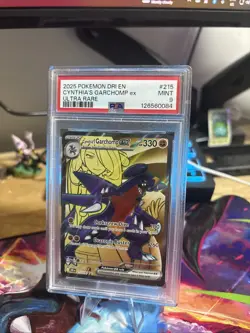 2025 Pokemon Dri En-Destined Rivals Cynthia'S Garchomp Ex Ultra Rare PSA 9 - Image 3