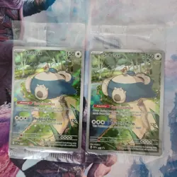 2X Pokemon Snorlax #051 Black Star Promo Holo NM Sealed 2023 Scarlet Violet 151 - Image 1