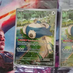 (3) Pokemon TCG Snorlax SVP051 Holo 151 ETB Promo Card Sealed Black Star - Image 3