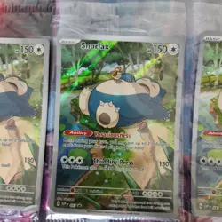 (3) Pokemon TCG Snorlax SVP051 Holo 151 ETB Promo Card Sealed Black Star - Image 4