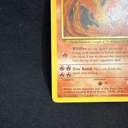 Pokemon TCG Moltres Rare Card 27/62 Fossil 1999 Basic - Image 5