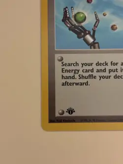 Pokemon TCG Energy Search Trainer Fossil 1st Edition 59/62 Wizards 1999 Regular - Image 2