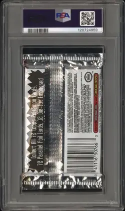 1999 TOPS THE FIRST POKEMON MOVIE-FOIL PACK- BLUE LOGO - GRADED PSA 9 LOW POP 3 - Image 2