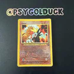 Entei Black Star Movie Promo 34 English Heavy Play Pokemon TCG A1 - Image 1