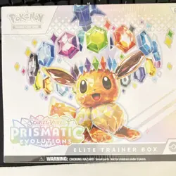 Pokemon Scarlet & Violet Prismatic Evolutions Elite Trainer Box Promo Sleeves - Image 1