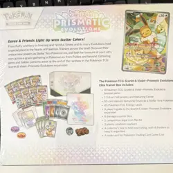 Pokemon Scarlet & Violet Prismatic Evolutions Elite Trainer Box Promo Sleeves - Image 3