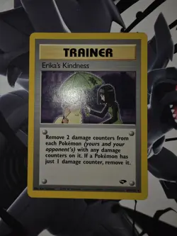 Pokemon TCG Trainer: Erika's Kindness Gym Challenge Rare Card 103/132 - Image 1