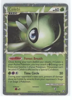 2010 Pokemon HeartGold & SoulSilver Celebi #92/102 - Image 1