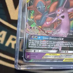 CGC 10 ESPEON & DEOXYS GX 72 UNIFIED MINDS SUN & MOON TAG TEAM POKEMON GEM MINT - Image 5