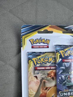 Pokemon TCG: Sun & Moon Unbroken Bonds 3 Pack Blister Sceptile New Sealed - Image 2