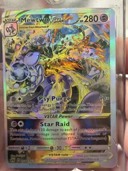 Pokemon Mewtwo VSTAR GG44/GG70 Crown Zenith Galarian Gallery Ultra Rare Holo - Image 1