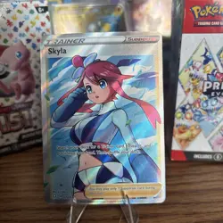 Pokemon TCG Skyla 72/72 Shining Fates Full Art Ultra Rare Trainer Mint - Image 1
