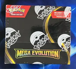 Pokemon 2025 Mega Evolution Base Booster Box Enhanced W Promo TCG Sealed Nm Mint - Image 1