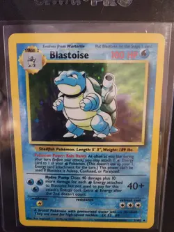 Pokemon TCG Blastoise Base Set 002/102 Holo Rare - LP Excellent Condition - Image 1