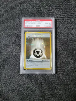 Pokemon Japanese Neo Set Holo Finish Metal Energy - PSA 10! Gem Mint! PK1120 - Image 1