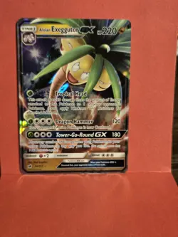 Alolan Exeggutor GX Ultra Rare - 74/111 Crimson Invasion - Pokemon TCG - Mint/NM - Image 1