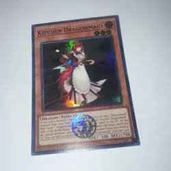 Yu-Gi-Oh! Kitchen Dragonmaid Dragon Effect 1st Edition BLMM-EN058 - Image 1