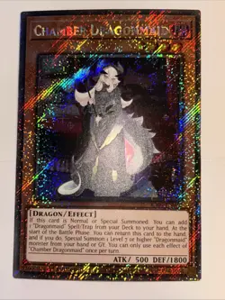 Yugioh! Chamber Dragonmaid - RA04-EN032 - Platinum Secret Rare - 1st Edition Nea - Image 1