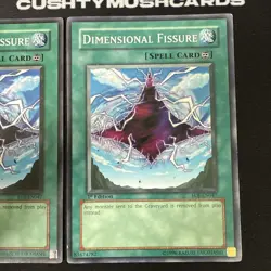 YUGIOH DIMENSIONAL FISSURE COMMON EOJ-EN047 MIXED EDITIONS X2 - Image 3