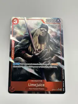 Lime Juice Alt Art Foil OP09-014 One Piece Card Game English NM+ - Image 1