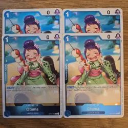 One Piece Card Game - OP13-043 - Otama X4 Playset English Carrying on His will - Image 1