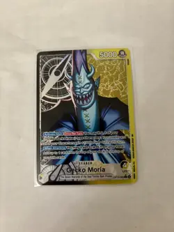 One Piece OP14-080 Gecko Moria Alt Art Leader The Azure Sea's Seven English - Image 1
