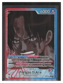 Portgas.D.Ace Alt Art Leader #OP13-002 Carrying on His Will - Image 1
