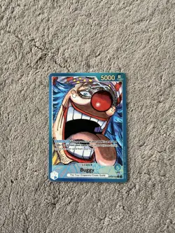 Buggy OP09-042 Leader Alt Art Emperors In The New World One Piece English - Image 1