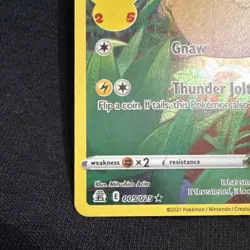 Pokemon TCG Pikachu Full Art Holo Card 005/025 Celebrations 2021 - Image 5