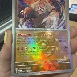 Pokemon TCG Bloodmoon Ursaluna Card 054/131 Masterball Prismatic Evolutions - Image 3