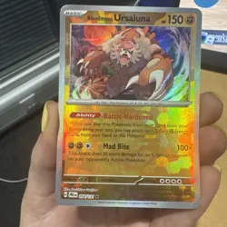 Pokemon TCG Bloodmoon Ursaluna Card 054/131 Masterball Prismatic Evolutions - Image 5