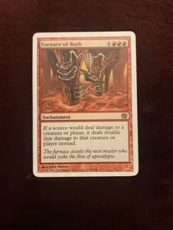 MTG 9th Edition Furnace of Rath Card NM Never Played Magic The Gathering 1994 - Image 1
