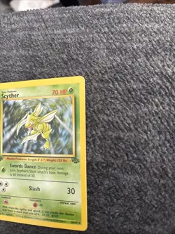 Pokemon TCG Scyther Jungle Card 26/64 1st Edition Rare, MP Condition - Image 4