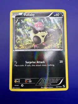 ⚡Vullaby 72/114 Black & White Reverse Holo Uncommon Pokemon Card TCG LP 2011 - Image 1