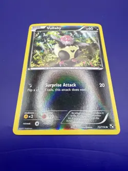 ⚡Vullaby 72/114 Black & White Reverse Holo Uncommon Pokemon Card TCG LP 2011 - Image 2