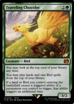 MTG FIN *Non-Foil Traveling Chocobo 210 M NM FINAL FANTASY - Image 1