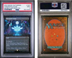 MTG PSA 9 Foil Hatsune Miku Thespian's Stage #1607 Secret Lair Digital Sensation - Image 3