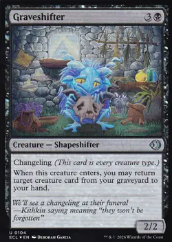 MTG Lorwyn Eclipsed - Graveshifter - ECL 104 - FOIL - Image 2