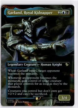 MTG Final Fantasy Foil Garland, Royal Kidnapper (Borderless) 442 FIC R Scene Box - Image 1