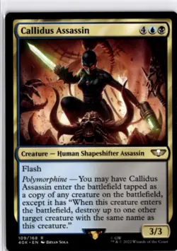 MTG 40K Non-Foil Callidus Assassin Universes Beyond: Warhammer 40,000 R 109 NM F - Image 1