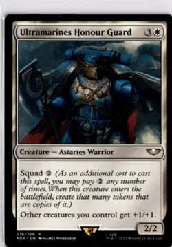 MTG 40K Non-Foil Ultramarines Honour Guard Universes Beyond: Warhammer 40,000 R - Image 1