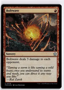 MTG FDN Foil Boltwave 79 U Foundations NM - Image 1