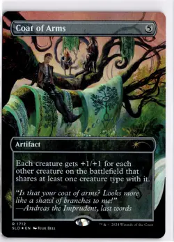 MTG Secret Lair Julie Bell Foil Coat of Arms 1712 SLD R NM Scan MagicTheGatherin - Image 1