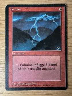 MAGIC - Lightning Bolt / ITA First Edition - MTG ITA FBB - Image 1