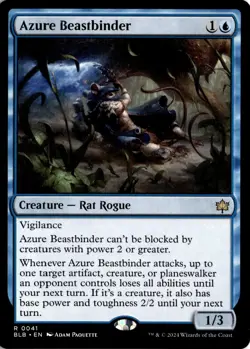 MTG Bloomburrow Non-Foil Azure Beastbinder 41 BLB R NM Scan MagicTheGathering - Image 1