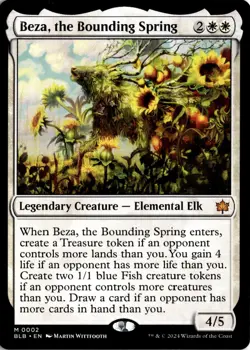 MTG Bloomburrow Non-Foil Beza, the Bounding Spring 2 BLB M NM Scan MagicTheGathe - Image 1