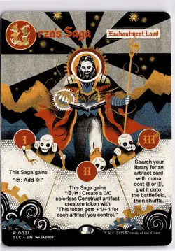 MTG Secret Lair Non-Foil Urza's Saga 21 SLC R NM Encyclopedia - Image 1