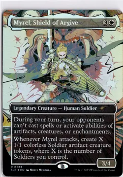 MTG Secret Lair Foil Myrel, Shield of Argive 13 SLC R NM Encyclopedia - Image 1