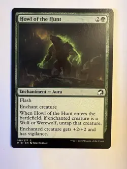MTG Innistrad Midnight Hunt Howl of the Hunt 188/277 Magic the Gathering NM - Image 1