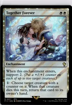 MTG FIC Surge Foil Together Forever Commander: Final Fantasy R 257 NM Pack Fresh - Image 1